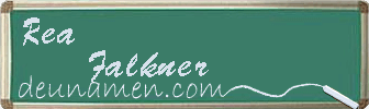 Rea Falkner Visitenkarte